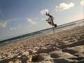 graduado dengue treinando na praia