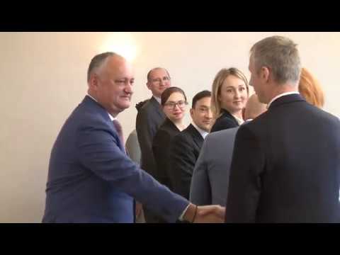 Президент Республики Молдова провел встречу с руководителями коммерческих банков