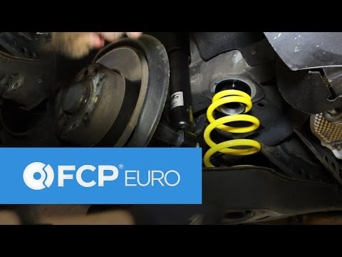VW Rabbit Rear Coilover Install (ST Suspension, Shock Replacement, Golf) FCP Euro