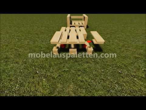 Gartensessel von Paletten