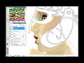 Speed Painting a Fantasy Viking Princess by Brett Gordon (subtitled Photoshop tutorial)