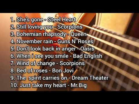 Lagu NOSTALGIA Best slow rock barat 90an terbaik terpopuler (Best COVER)