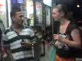 sarah and i lost in  cha ' am  - sarah negotiating for a taxi