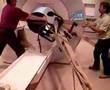 Chair gets stuck in an MRI machine