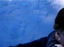 Boy sledding