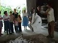 Pouring of Frank O'Bannon statue
