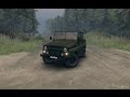 УАЗ 469 военный для Spintires DEMO 2013 видео 1