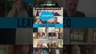 WHISTLEBLOWER ALERT - Tape of Top Salesforce Execs Detailing Political Deplatforming Drops TOMORROW