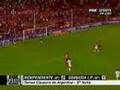 Incredible long-range 2-bounce volley