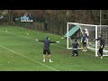 SKILLS Joe Hart Overhead Kick Goal -- Inside Training at Manchester City FC