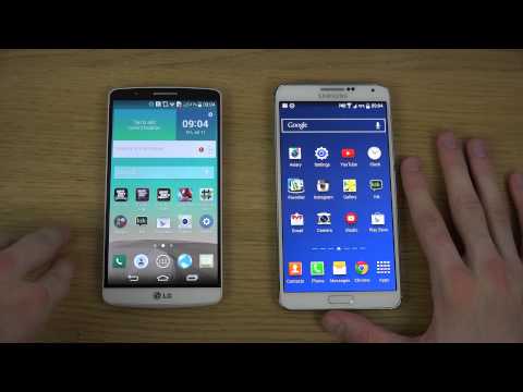 LG G3 vs. Samsung Galaxy Note 3 - Review (4K)