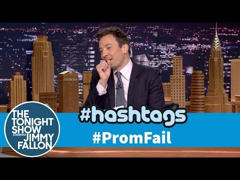 hashtag - With prom season around the corner, Jimmy reads his favorite tweets with the hashtag #PromFail. Subscribe NOW to The Tonight Show Starring Jimmy Fallon: http...