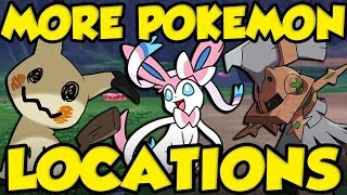 WILD EEVEELUTIONS - TYPE NULL - MIMIKYU LOCATION And MORE! Rare Pokemon Sword and Shield Locations by Verlisify