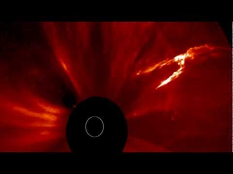 Nov 9, 2011: Sunspot Group 1342-1343 – Filament Erupts, M1-Class Solar Flare & Large CME