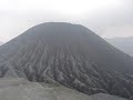Standing at the rim of G. Bromo Volcano, Indonesia 360 view