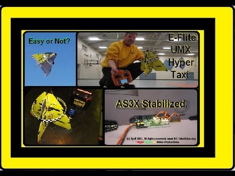 UMX Hyper Taxi with AS3X stabilization Test by NightFlyyer.