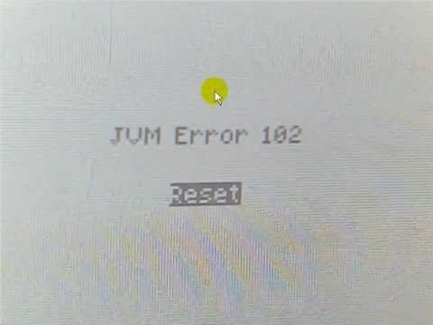 JVM error 102 fix