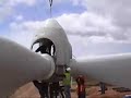 Cargo Crane Aerogeneradores, Montaje