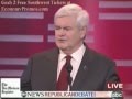 Newt Gingrich - Israel is getting Rockets every day
