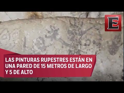 México: Hallan cueva "más importante" de pinturas rupestres (VÍDEO)