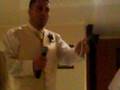 Kev doing best man speech