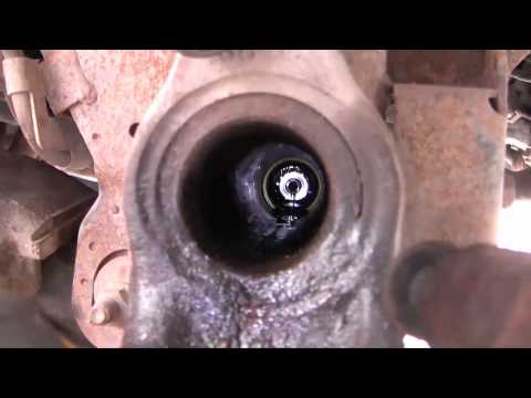 Replace right front axle seal, 1998 Dodge Ram 4X4, part 2
