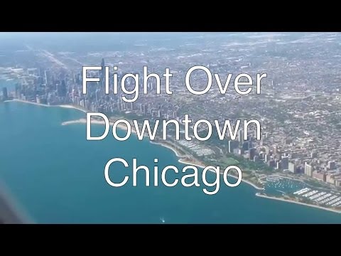 O'hare - Flight from Atlanta, Georgia to Chicago. We circled around downtown from the lake side. Awesome views of Chicago.