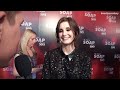imediamonkey's Phil Perry talks to Emmerdale's Sophie Powles (Holly Barton) on the red carpet at the British Soap Awards 2012.