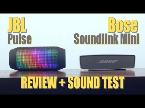 Best Portable Bluetooth Speaker : JBL Pulse vs Bose Soundlink Mini (Review + Sound Test)