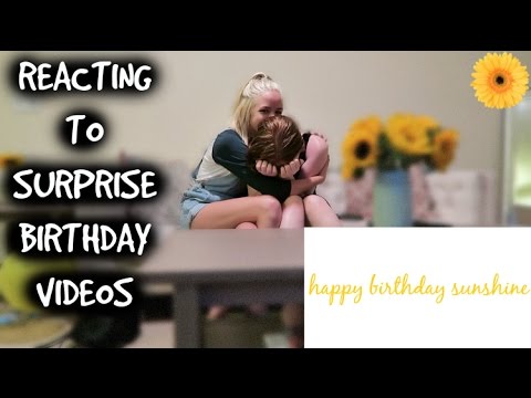 how to react on your birthday