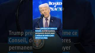 États-Unis : Trump lance un « Conseil de la paix »