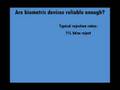Biometrics Assignment