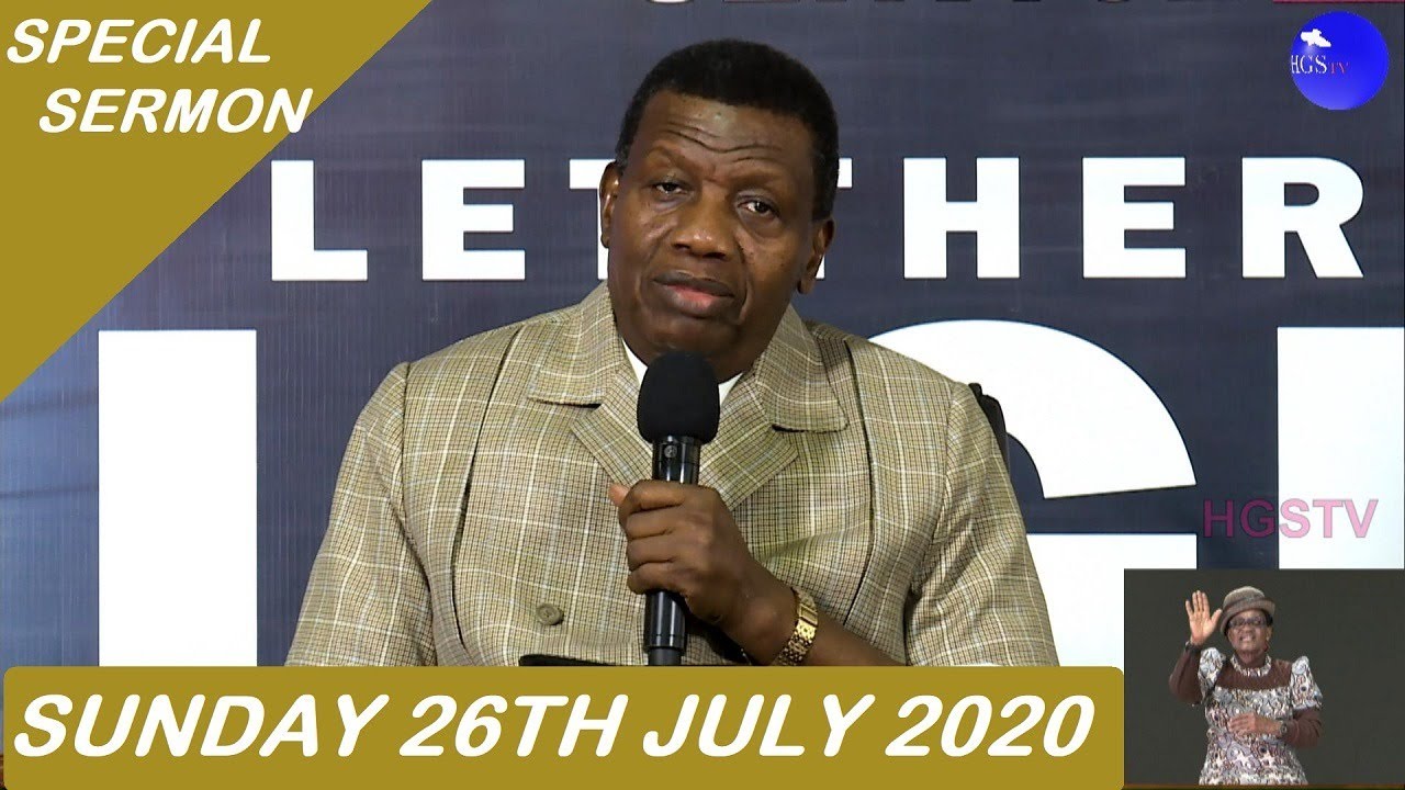 RCCG Sunday Service 26th July 2020 by Pastor E. A. Adeboye