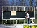 Starting to hang siding