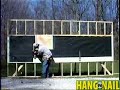 Starting to hang siding