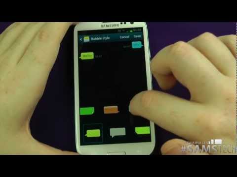 Samsung Galaxy S3 - Message App Customisation & Settings