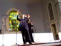 Dathan Thigpen sings \"No Limits No Boundaries...\"