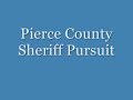 Pierce County Sheriff Pursuit Scanner Recording