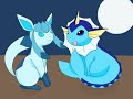 Glaceon and Vaporeon intro