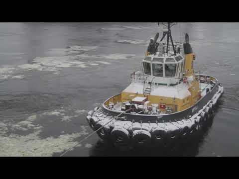 Загрузка 2-го реактора атомохода «Сибирь» 21 дек 2017