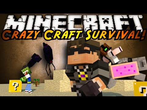 Minecraft Crazy Craft : WTF GIANT SQUIDS?!