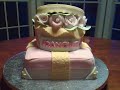 Fondant Cake- fifth cake- for baby shower