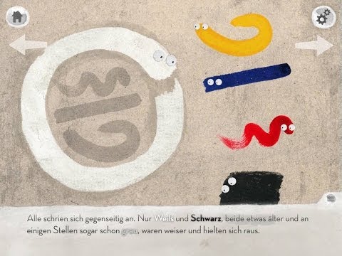 Weiß weiß Bescheid - App zum Kinderbuch | Geschichte über Farben