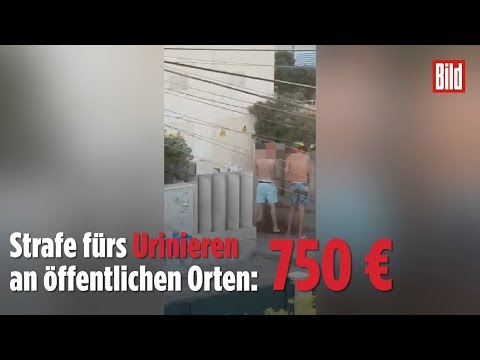 Wildpinkler lassen es auf Malle so richtig krachen