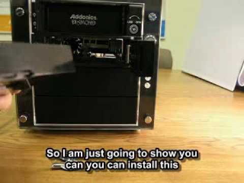 Installing the Addonics Snap-In 25 into the 3.5