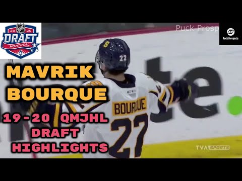 Mavrik Bourque 2019-2020 QMJHL Draft Highlights