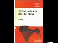 P.hardy, The muslims Of British india. 