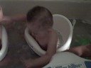 Bath time - Zachary and Ian