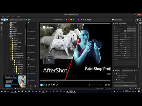 Corel AfterShot 3 HDR and Corel PaintShop Pro 2019 Ultimate