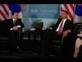 President Obama & South Korean President Lee at G20 Summit